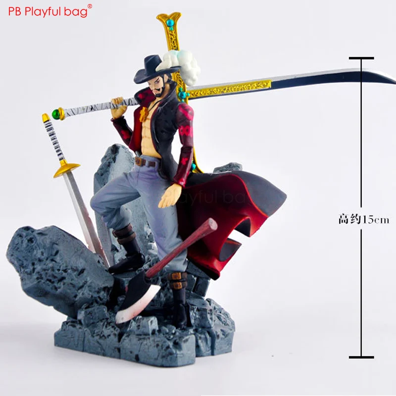 15 см одна деталь Dracule Mihawk фигурка ПВХ подвижная фигурка-Модель Детская кукла игрушки новинка коллекционные-игрушки рождественские подарки