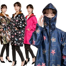 Женская мода рабочая одежда Открытый водонепроницаемый Бархат Теплый с капюшоном Рабочая маска халат для зимы