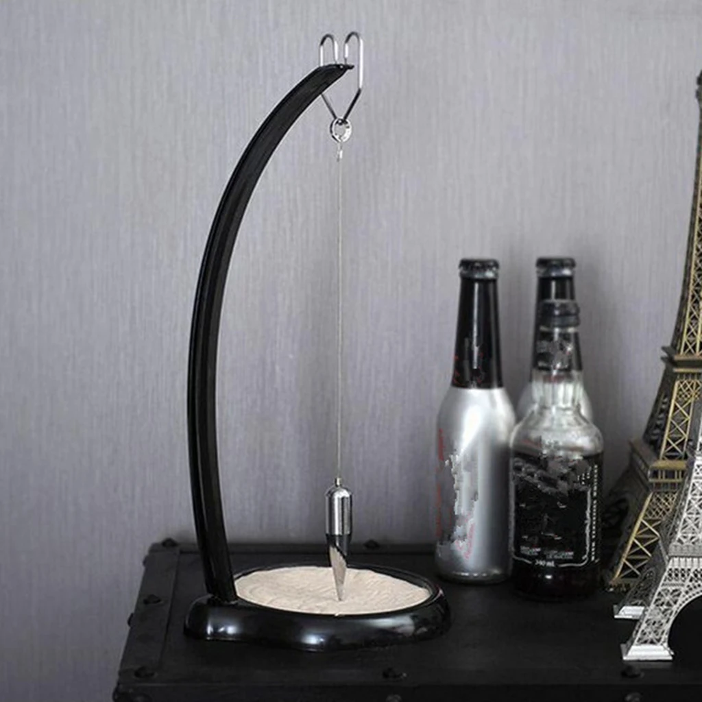 Housewarming Gift - Sand Pendulum - Pit & Pendulum Sand Painting Ornament- 14 Inch Gravity Sand Pendulum Stand Home Decor