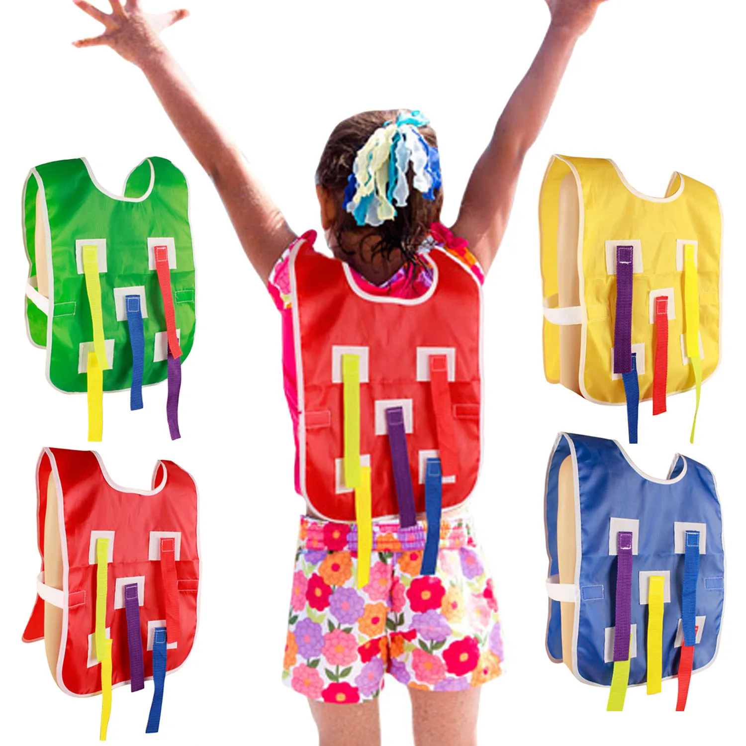 Besegad Дети Школа ловить хвост игровое оборудование Забавные игрушки жилет для детей детский сад активного отдыха спортивная игра