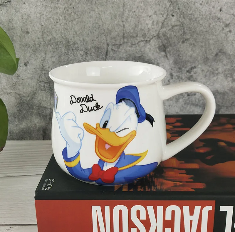 Disney Ceramic Mug Mickey Minnie Mouse Cartoon Milk Mugs Men Women Home  Drinking Cup Donald Duck Cute Coffee Mug Kids Water Cup - AliExpress