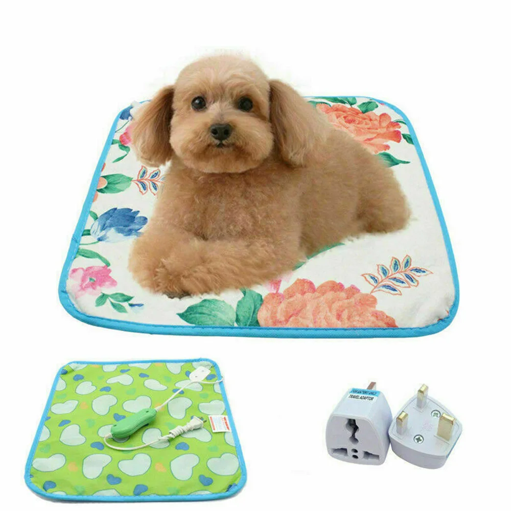

Warm Electric Heat Heated Pad Blanket Mat With UK Plug Adapter For Pet Dog Cat