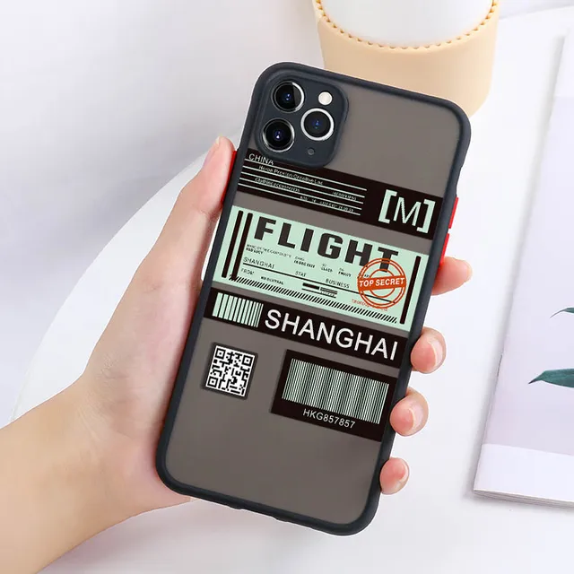Case For iPhone 11 iPhone Cases XR Hard Fundas Apple 13 12 Pro Max Mini 7 8 6S 6 Plus X XS Max 12Pro Len Protection Phone Covers U084