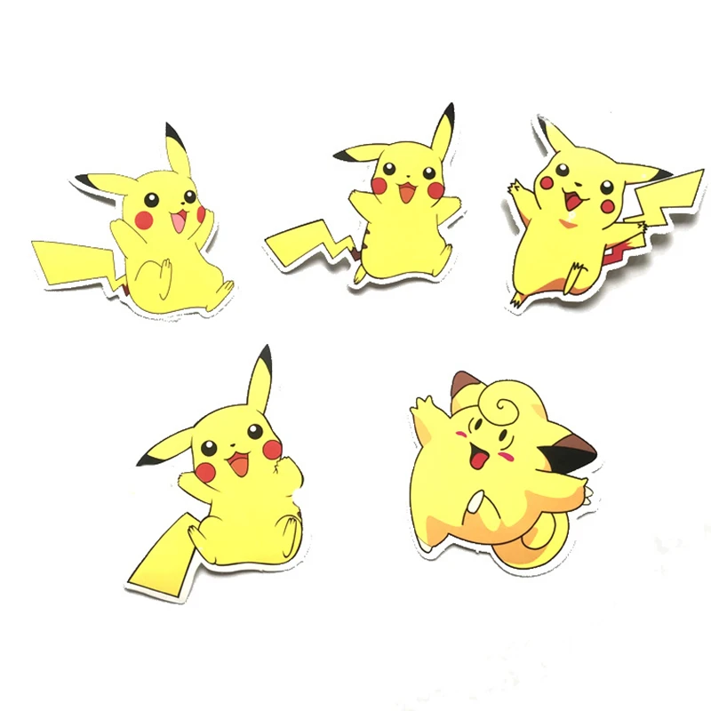 62 шт. наклейки Pokemon Pikachu Ash Ketchum Charmander для автомобиля ноутбука скачка наклейка