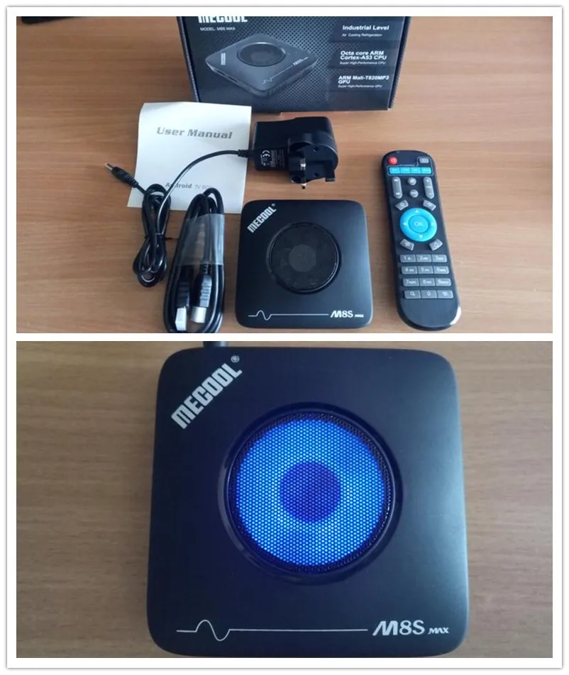 MECOOL M8S Max Amlogic S912 Smart tv Box Android 7,1 3GB+ 32GB 2,4G 5,8G Dual WiFi BT4.0 ТВ-приставка 4K ultra HD VP9 H.265
