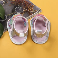 Baby Sandals, Toddler Fish Scale patterns Anti-Slip Footwear Walking Shoes Prewalker for Summer, 3-9 Months 4