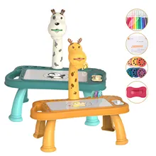 Projecteur Led pour enfants, Table de peinture, jouet pour enfants, tableau de peinture, bureau, apprentissage éducatif, outils de peinture