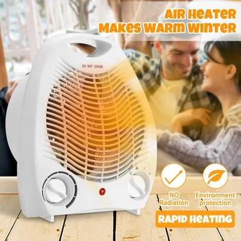

2000W Electric Fan Heater Portable Electric Space Heater Mini Three Heating Settings Air Heating Space Winter Warmer Fan EU Plug