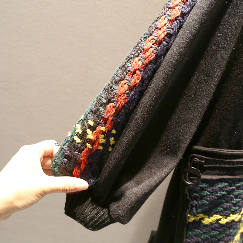 TWOTWINSTYLE Asymmetrical Patchwork Plaid Ruched