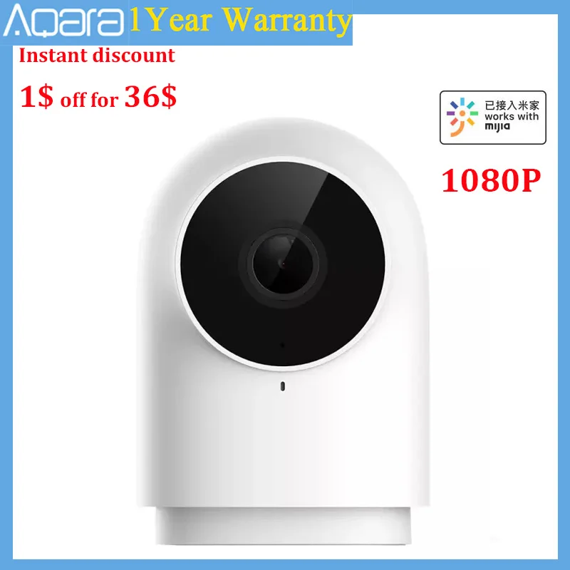 Ip-камера Aqara G2 1080P HD умные устройства Wi-Fi инфракрасная камера ночного видения