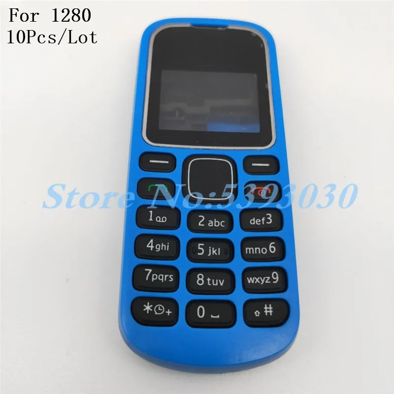 10 шт./Лот высокое качество для Nokia 1280 Новый чехол с полным покрытием английской