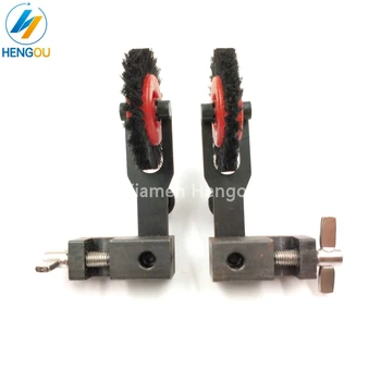 

1 Pair H0684 Feeder Brush Roller Assembly SM102 hair round platen assembly platen brush wheel 83.010.014 66.891.005F SM74 CD102