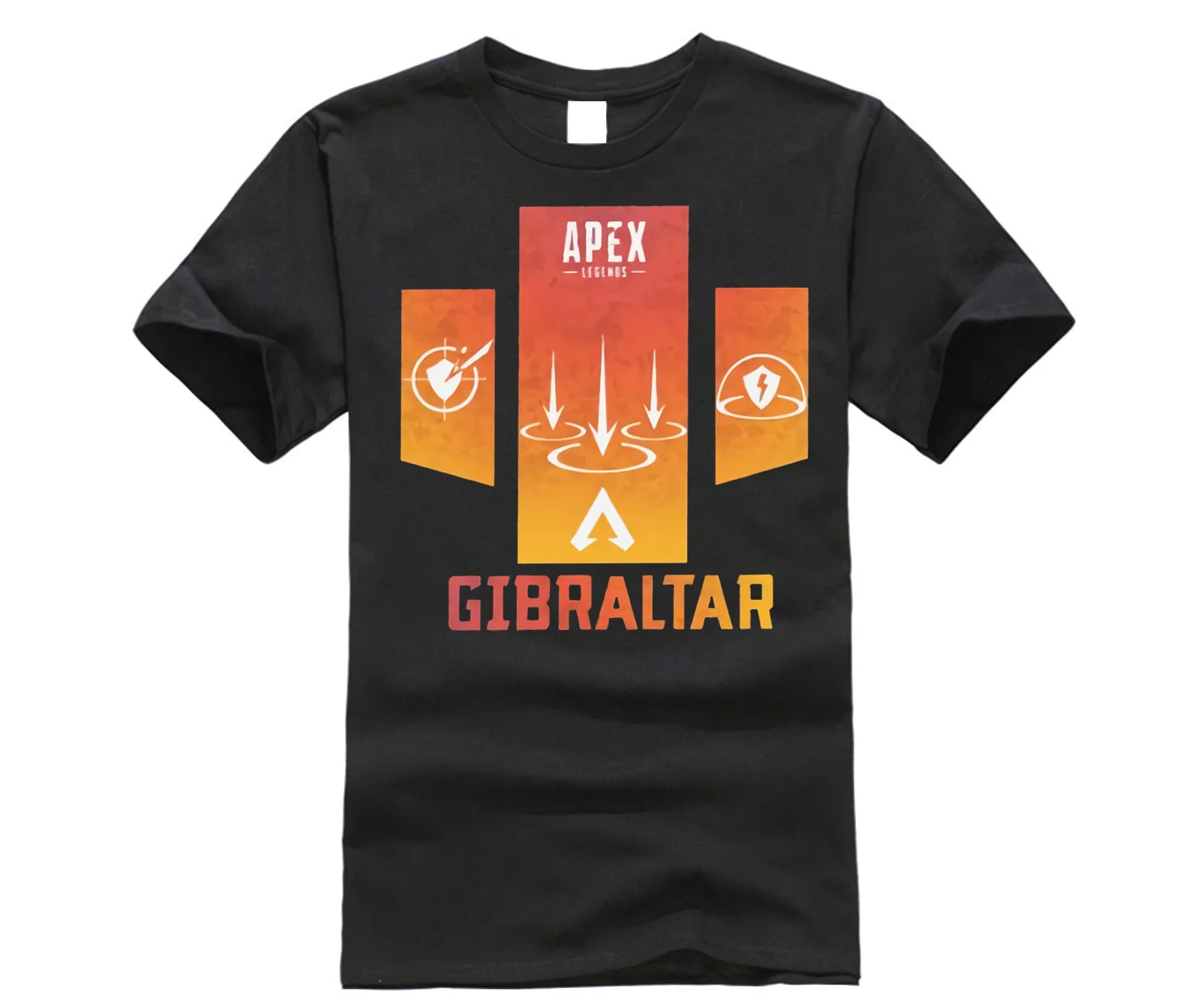 Повседневная футболка Apex Legend Gibraltar Мужская хлопковая с круглым вырезом футболки
