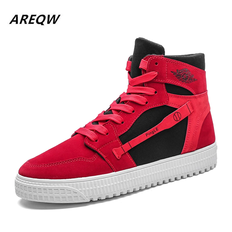 

2019 High Top Unisex Sneakers Hot Sale Mens Shoes Casual for Adults Tenis Masculino Breathable Mesh Fashion Casual Men Shoes