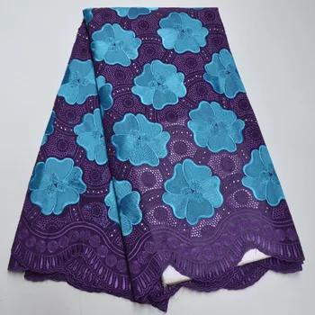 

Latest African Swiss Voile Lace In Switzerland Rose Red Swiss Nigerian Cotton Lace Fabric For Wedding Every Dress TN8-52