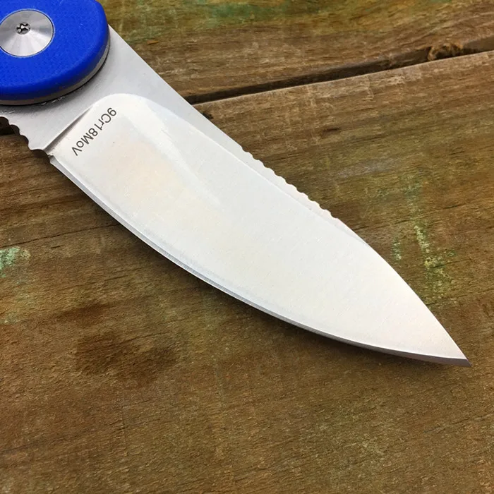 G10 Ручка Открытый нож выживания 9Cr18 высокой твердости острый фруктовый складной нож несущий складной нож