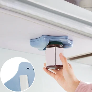 

Wall Mounted Bottle Opener Anti-slip Can Openers Multifunction Seasoning Jar Beer Bottle Screw Cap Type Opener Kitchen Tools