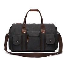 Европейская и американская Большая вместительная холщовая дорожная сумка, мужская и женская однотонная багажная сумка, ручная сумка на плечо, большая сумка