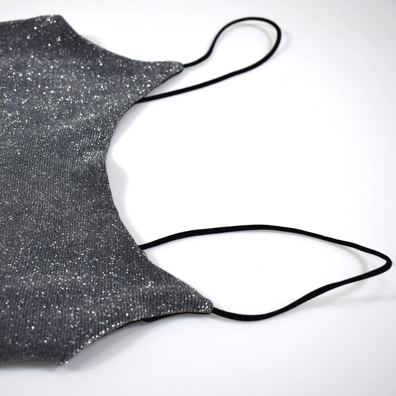Colysmo Double Layers Sparkle Dresses Woman Party Night Club Sleeveless Elastic Slim Fit Bodycon Dress Black Glitter Sexy Dress