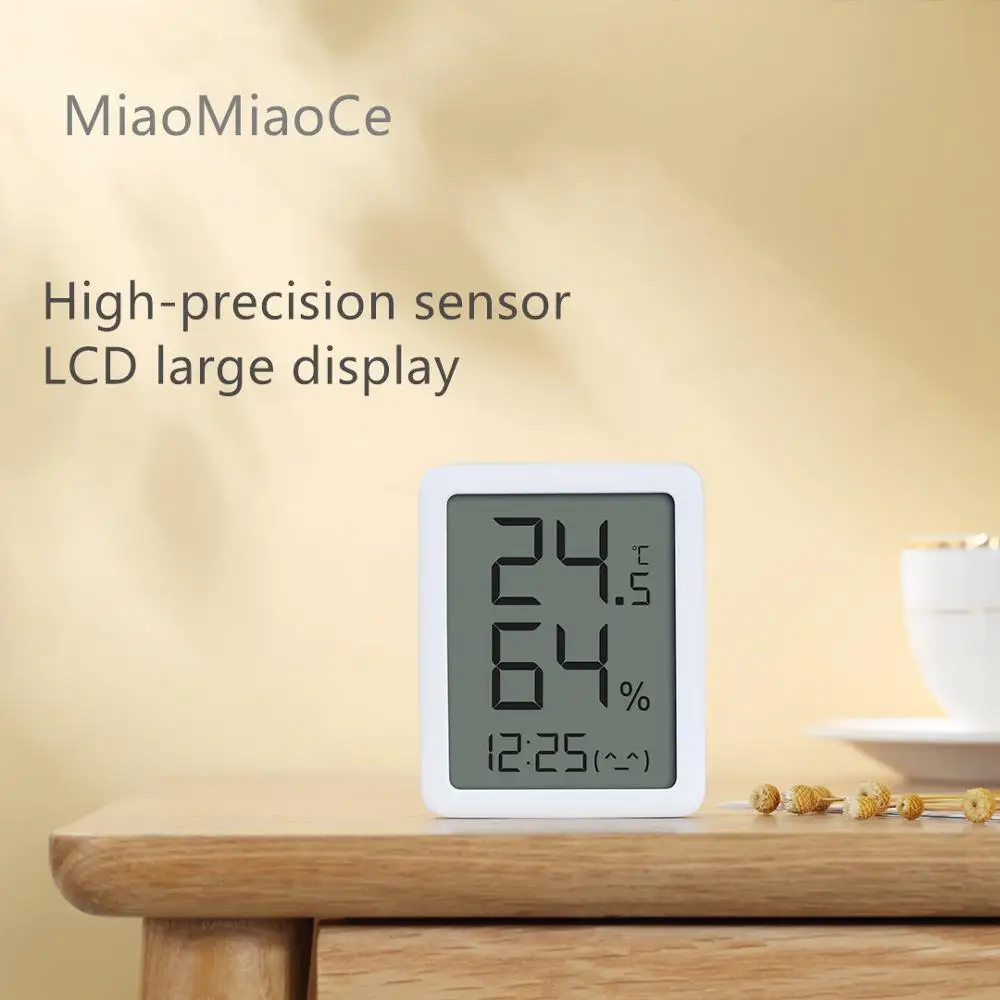 Youpin MMC Screen LCD Large Digital display Thermometer Hygrometer Temperature Humidity Sensor temperature humidity meter,smart thermometer