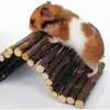 Apple Wooden Arch Bridge Hamster Dodging Tunnel Hamster Molar Toy Pet Rabbit Guinea Pig Supplies