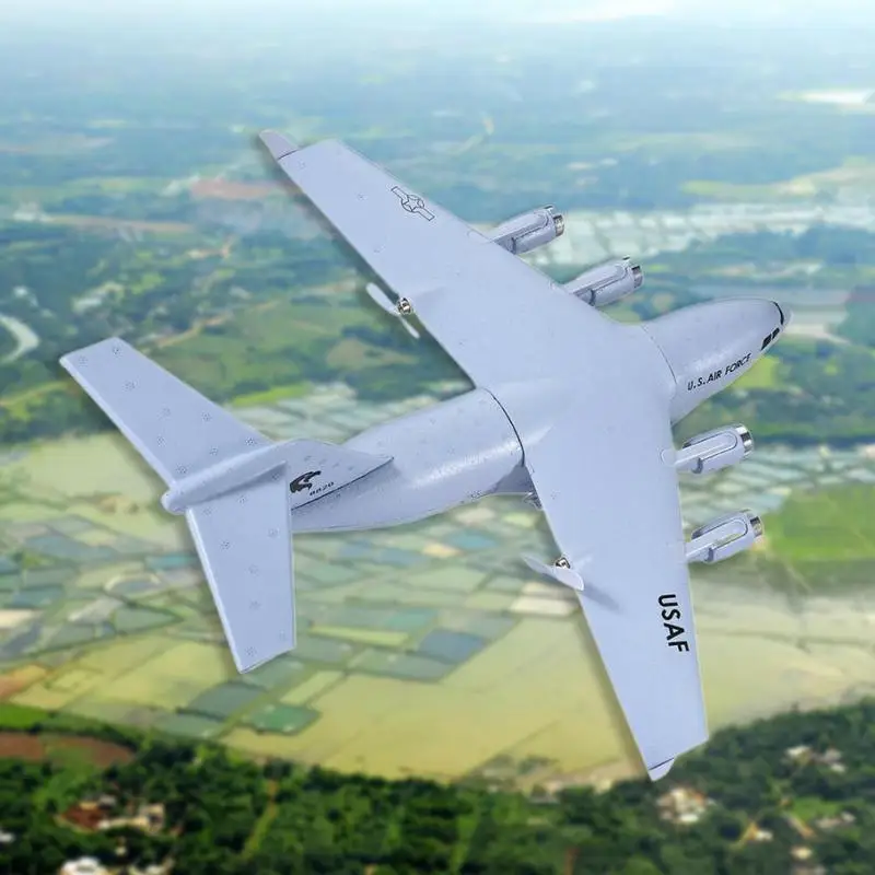 DIY C-17 RC транспорт самолет Прочный Epp пена гибкий планер фиксированное крыло RC Дрон самолет для детей уличная игрушка
