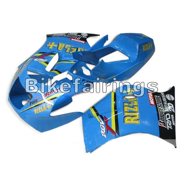 As Picture Shown Голубой rizla обтекатель комплект для Suzuki RGV250 VJ21 пластиковые крышки панелей кузов корпус для велосипеда из АБС-пластика корпуса 1988 1989 88 89 - Цвет: As Picture Shown