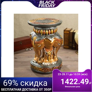 

Decorative stand "Indian elephant", 43 cm, bronze