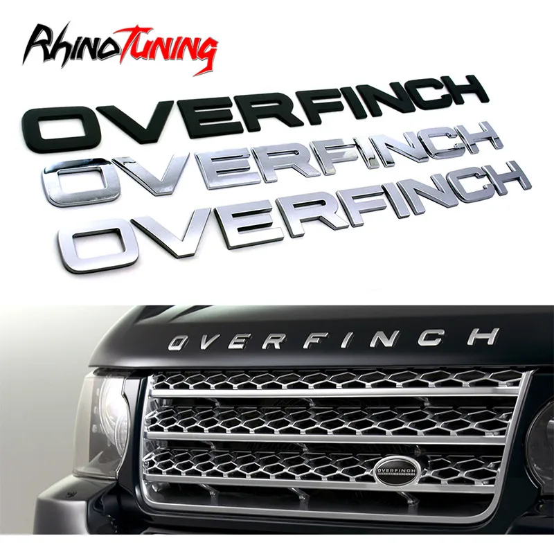 Скидка Overfinch наклейки в виде букв значок автомобиля Стайлинг эмблема авто багажник капот наклейка для Ranger Rover Land Rover наклейки