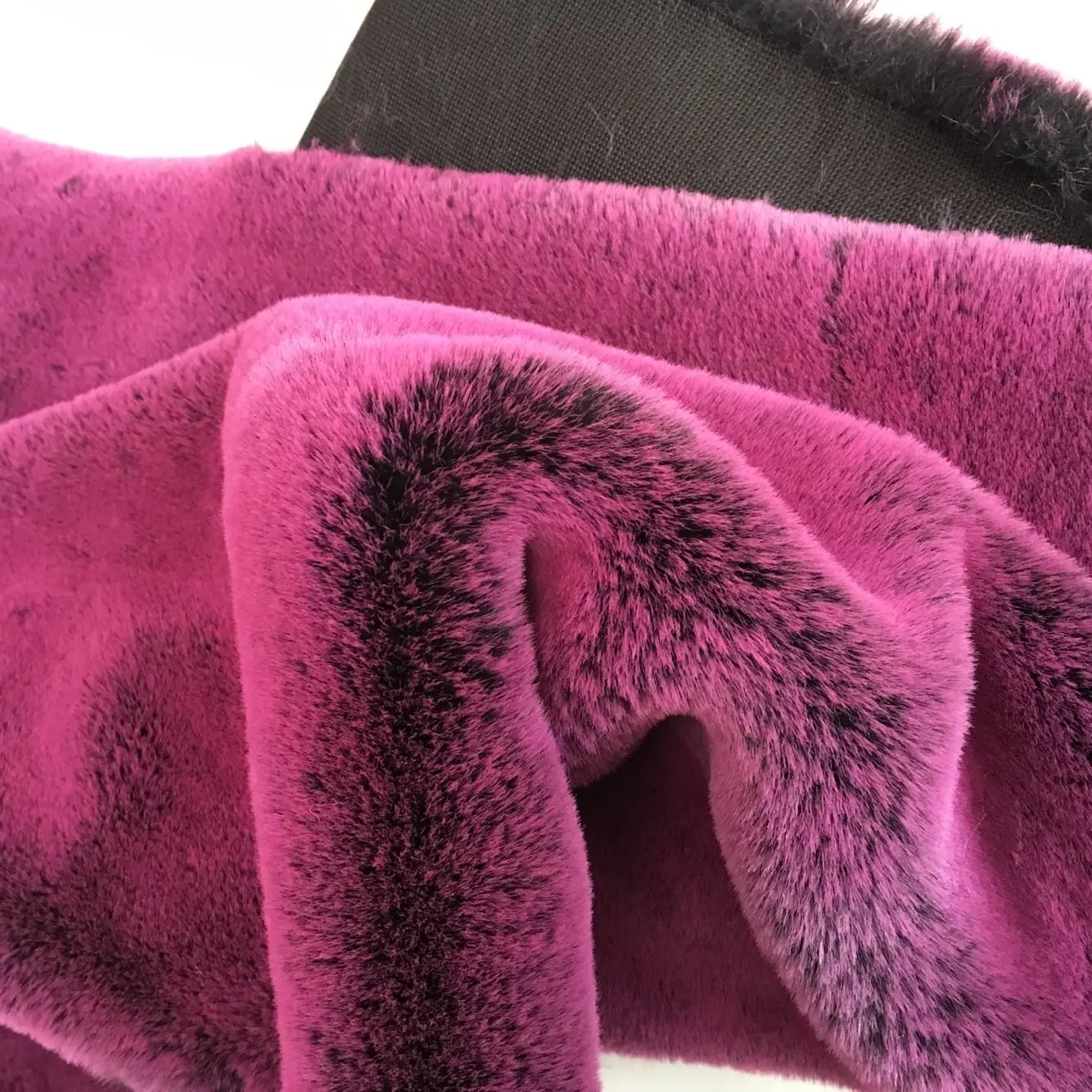 Кроличий мех трава окрашенный кончик плюшевый искусственный плюшевый мех Ткань для зимнего пальто жилет меховой воротник 170*50 см короткие волосы плюшевый мех tissu telas - Цвет: color 2
