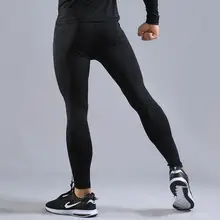 Бег компрессионные брюки для девочек Леггинсы Спортивные Фитнес Для мужчин спортивная длинные брюки тощие брюки тренажерный зал Леггинсы Hombre