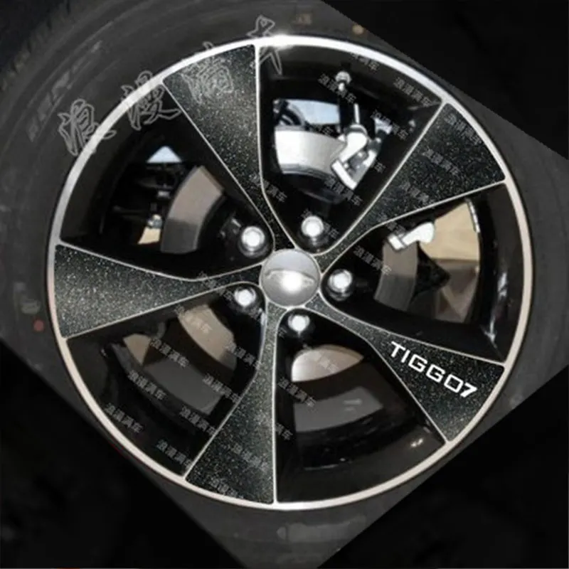 Для Chery Tiggo 7, Tiggo7, обод наклейки колеса автомобиля - Цвет: R
