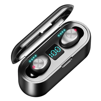 

Wireless Stereo Binaural Headset Bluetooth 5.0 Hot Selling Digital Display Support Call Personality In-ear Earbuds Earphones