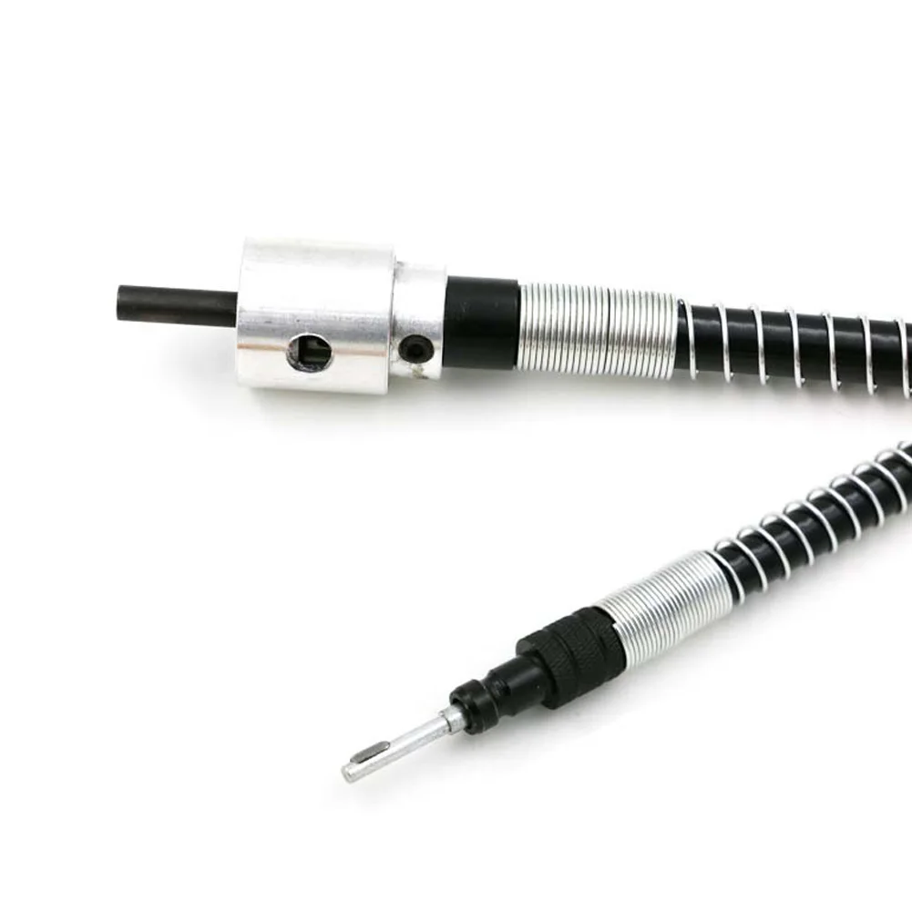 Flexible 6mm Electric Grinder Extension Shaft with 0.3-4mm Wrench Chuck for Rotary Grinder Tool for Polishing Tool Connecting