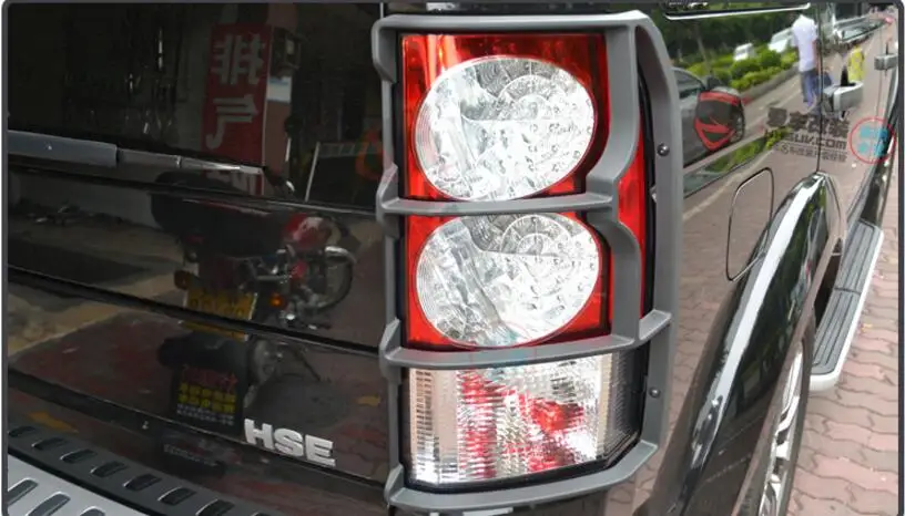 ABS автомобильный передний головной светильник+ задний светильник Накладка для Land rover discovery 4 LR4 2010 2011 2012 2013 - Цвет: Rear