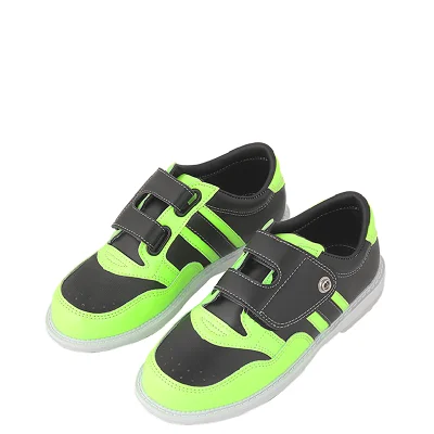 Мужская обувь для боулинга; дышащие кроссовки с нескользящей подошвой; профессиональная сетчатая обувь для тренировок; износостойкая обувь; светильник; AA11045 - Цвет: Зеленый