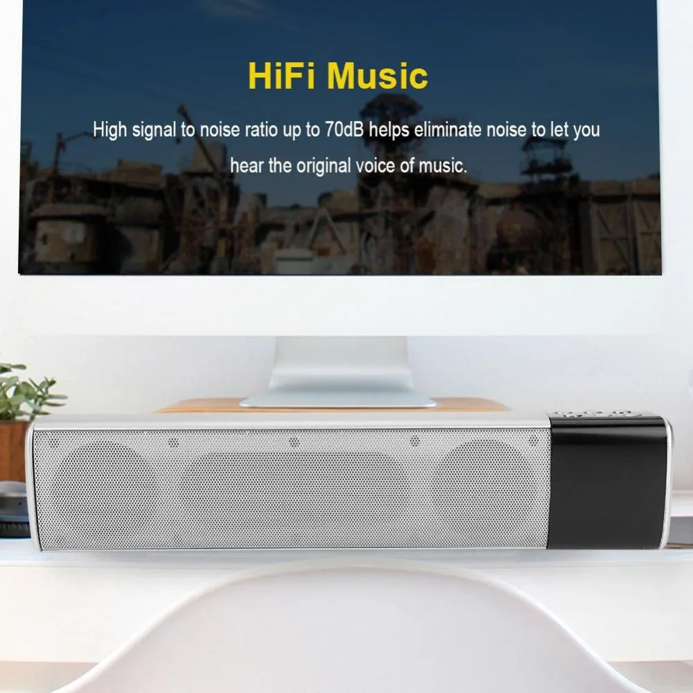 Портативная Беспроводная Hi Fi Колонка HYASIA с большой мощностью Bluetooth стереозвук BT