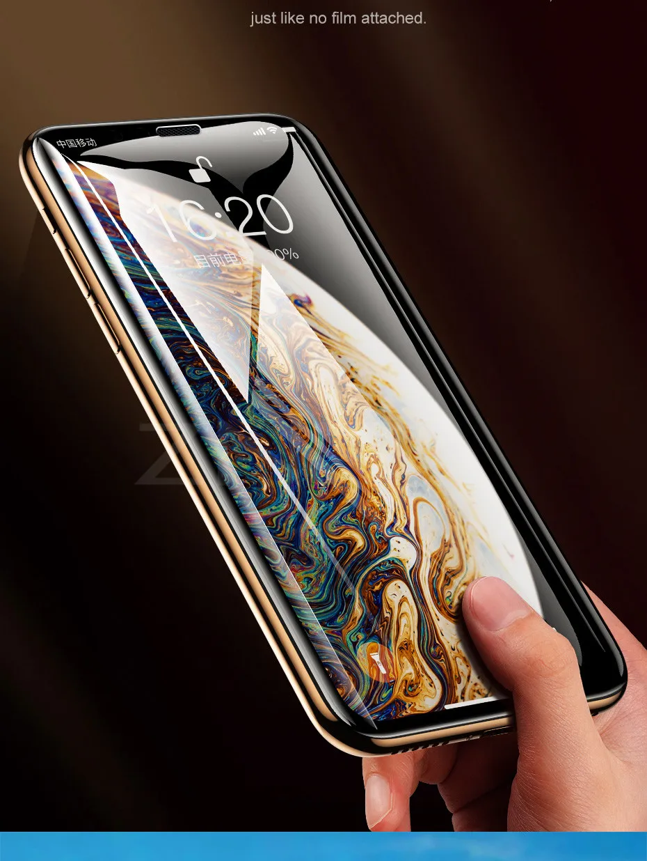 2 в 1 защита экрана объектива камеры для iPhone 11 Pro Max XS X Гидрогелевая пленка для iPhone 7 8 6 6s Plus X XS Max XR пленка не стекло