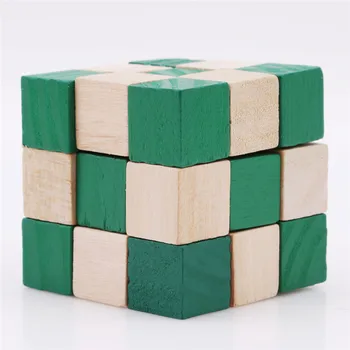 

2019 27 Sections Magic Cube Wooden Snake Ruler Magic Snake Twist Puzzle Hot Selling Challenge IQ Brain Toys Classic Game
