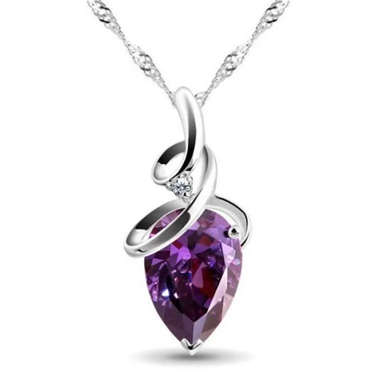 New-Design-AAA-Austrian-Cubic-Pendant-Necklace-on-Silver-Color-Purple-Zircon-Water-Drop-Pendant-for (5)