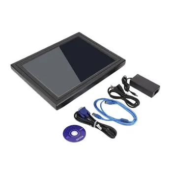 

15 Inch Ultra-Thin Lightweight TFT LED Screen Display Touch Screen Monitor Exquisite Shell for Restaurant Retail Bar Pub