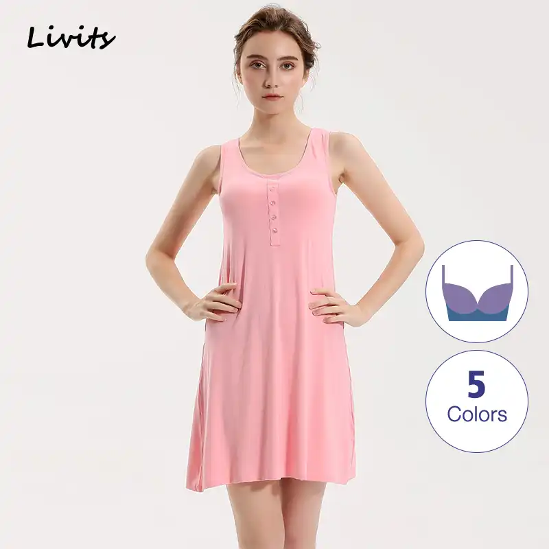 sundress with built in bra