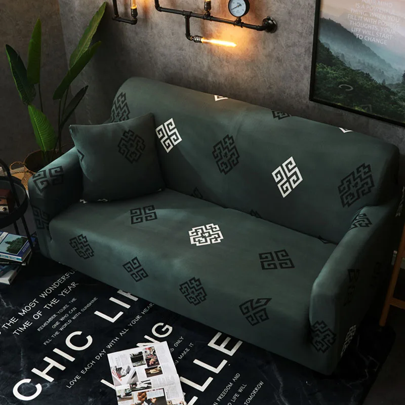 

Cross Pattern Elastic Sofa Cover Stretch All-inclusive Sofa Covers for Living Room Couch Cover Loveseat Sofa Slipcovers