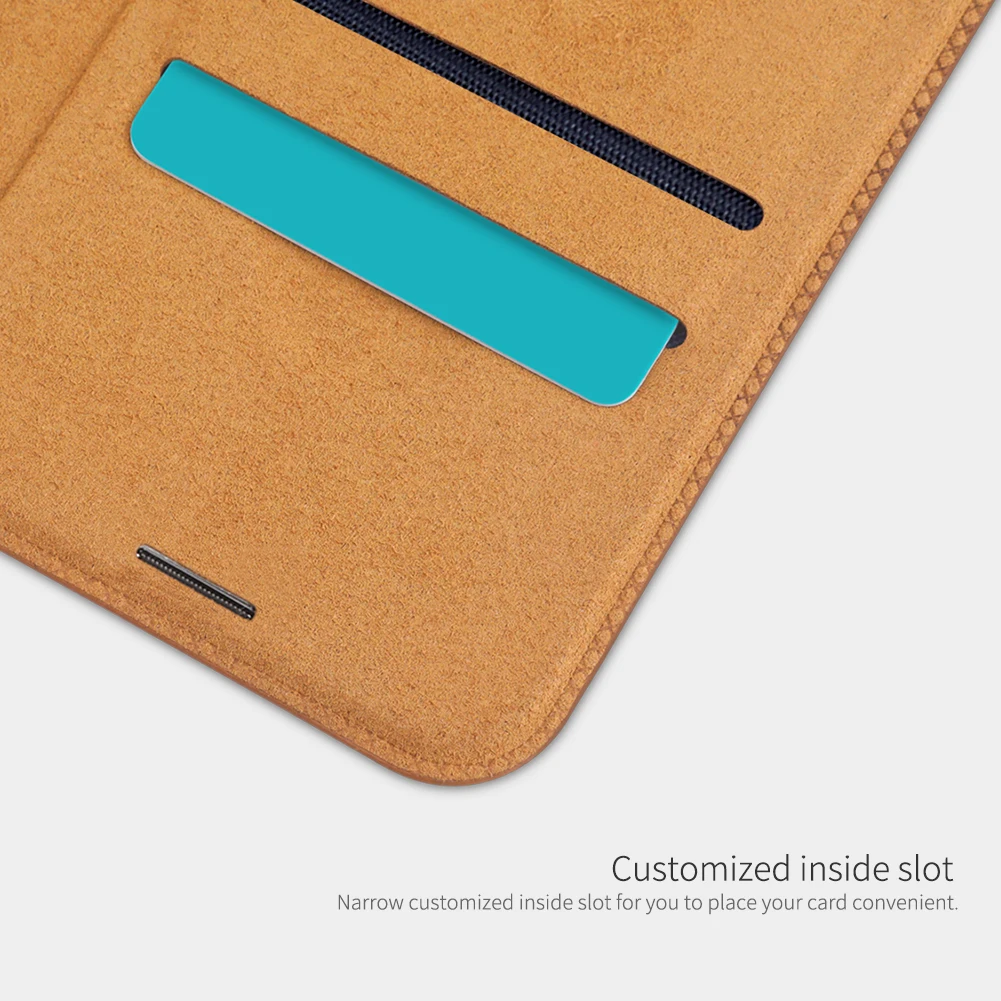 NILLKIN QIN Flip Cover For Apple iPhone 12 Pro Max Leather Back Cover Card Pocket Phone Case For iPhone 12 Pro