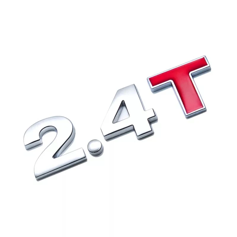 Перемещение автомобиля Стандартный стикеры 1,0 1,2 1,5 1,8 2,0 2,2 2,4 2,5 2,8 3,0 футболка черного цвета с металлической 3D багажник автомобиля эмблема хвостовая часть значок Логотип наклейки - Название цвета: I