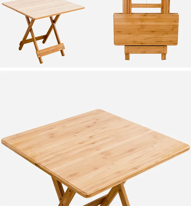 Уличный складной стол Сад Балкон бамбуковый журнальный столик для дома простой открытый портативный стол многофункциональный стол для
