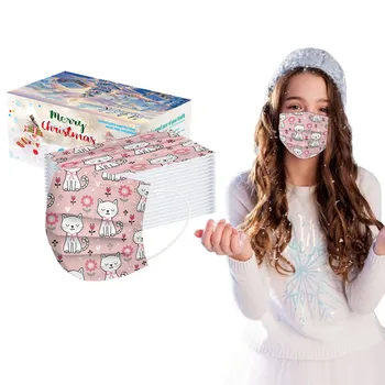 

Children's Cartoon mask Disposable Face Mask Anti Pm2.5 Pollution 3ply Ear Loop Mouth Mask Child Kids Filter maske Thicken