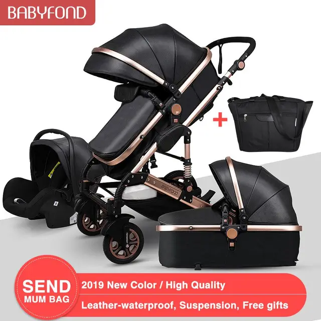 $US $248.40  3 in 1 Baby stroller two-way suspension folding ploughboys newborn baby stroller pinturicchio cente