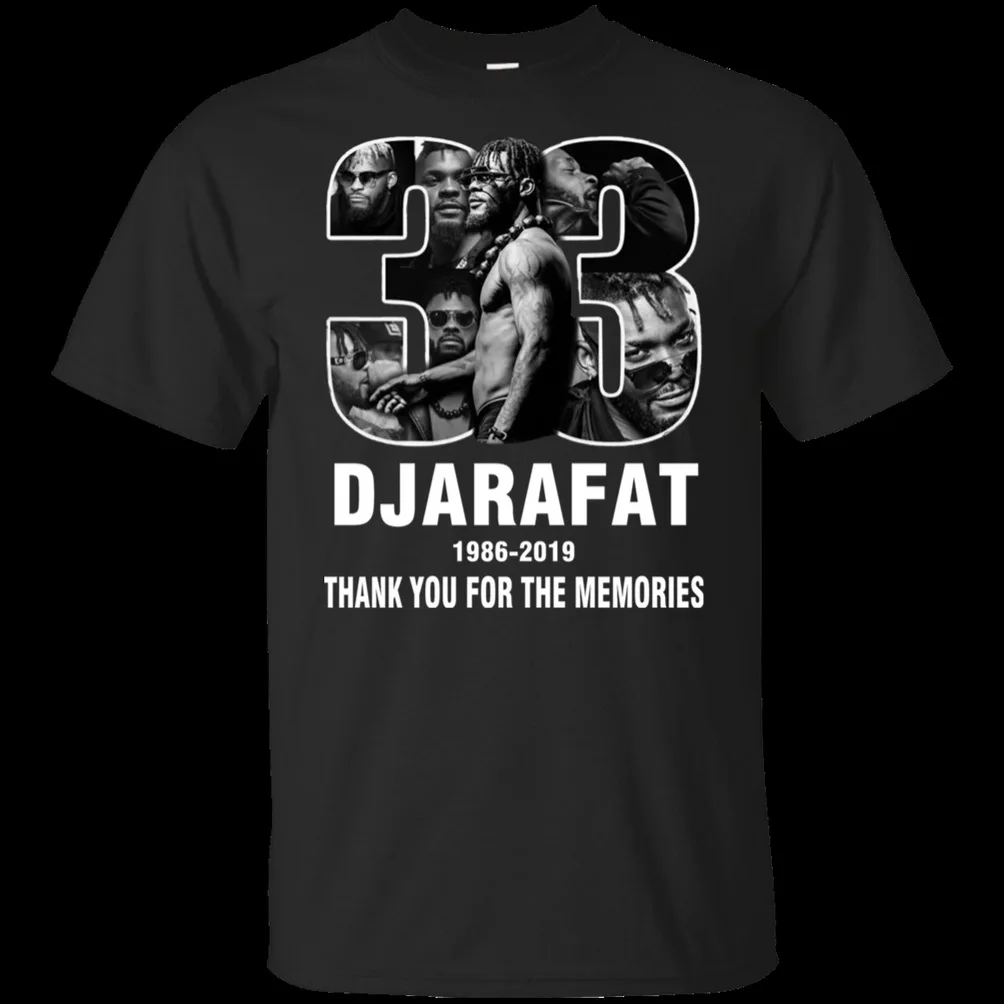 Remember Dj Arafat 33 1986-2019 Thank T-Shirt Black-Navy For Men-Women Loose Size Top Ajax Funny Tee Shirt |