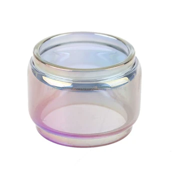 

Fatboy Version Rainbow Pyrex Glass Tube Glass Tank for Zeus Dual RTA Atomizer O18 19 Dropship